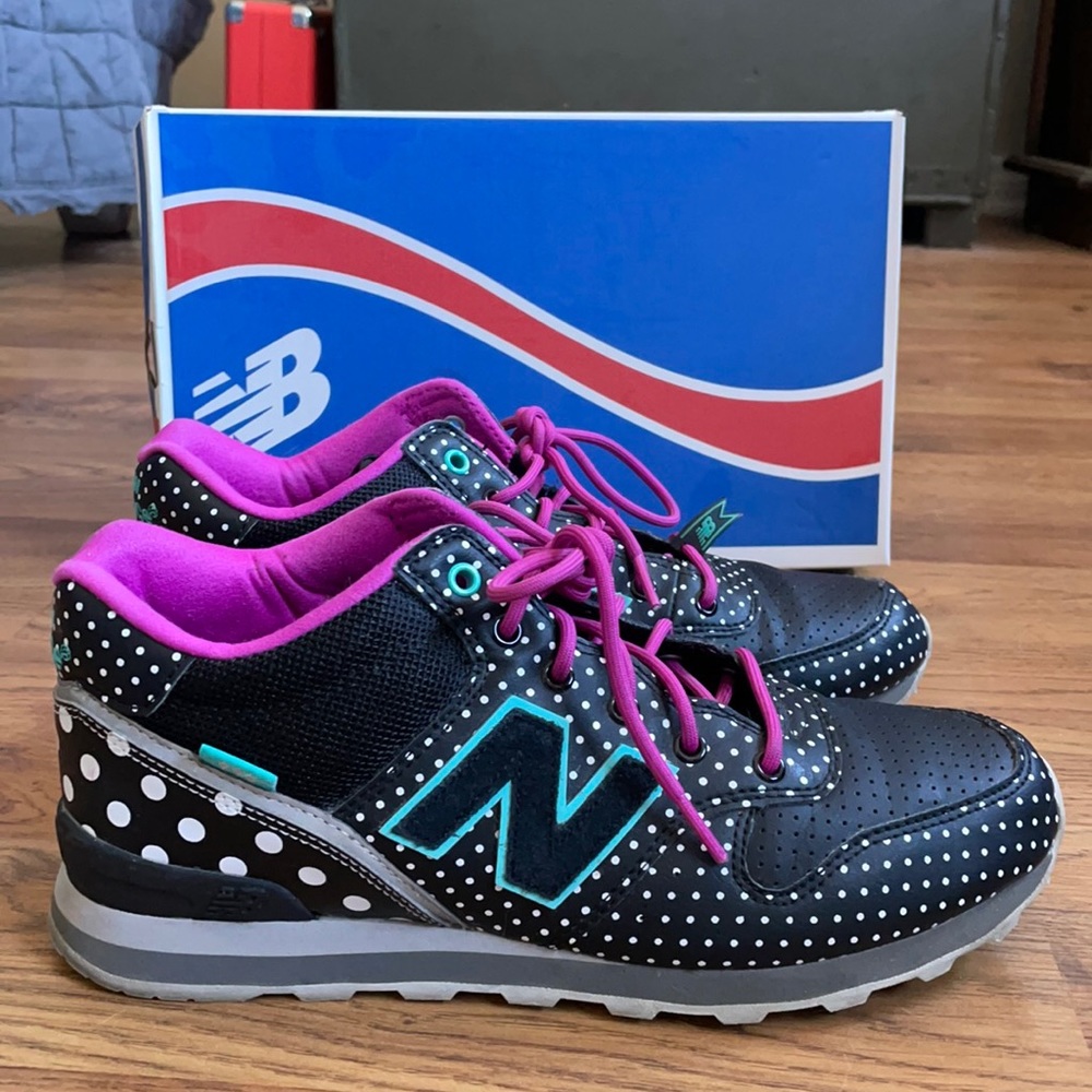 New Balance 996 polka dot sneakers
